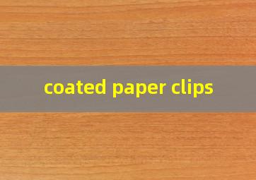  coated paper clips